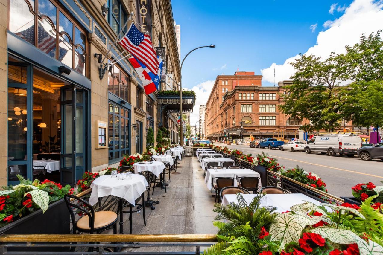 Hotel Birks Montréal Eksteriør billede The outdoor seating area